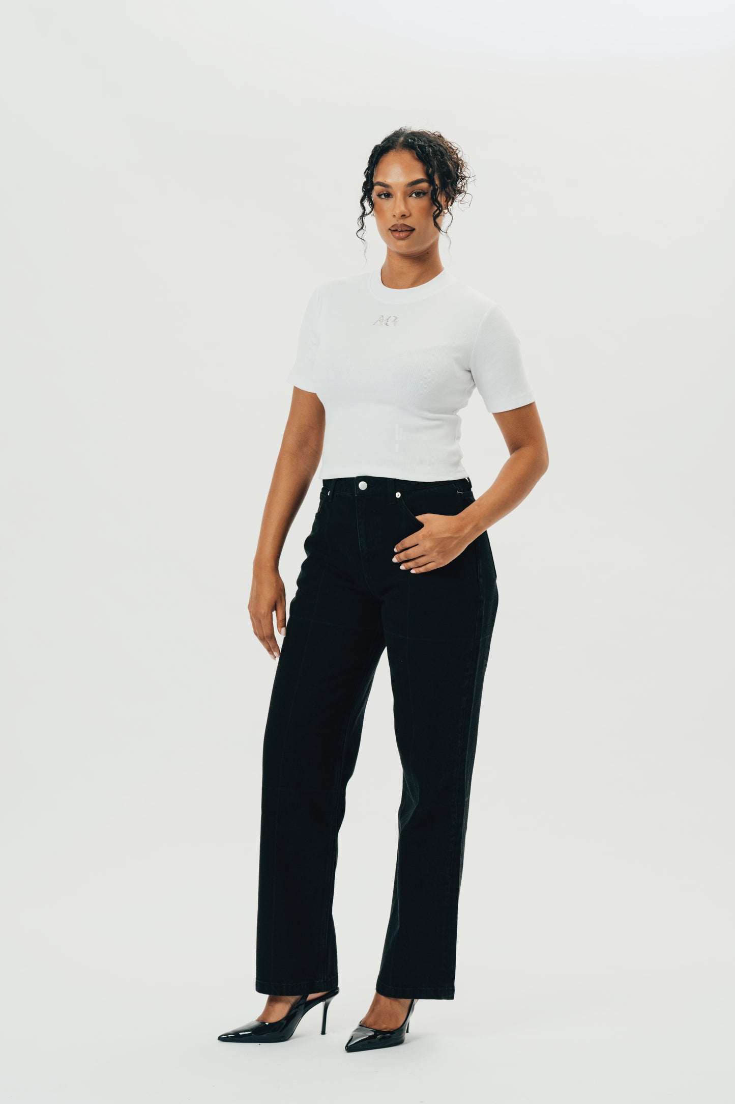 The AG Statement Tee - White