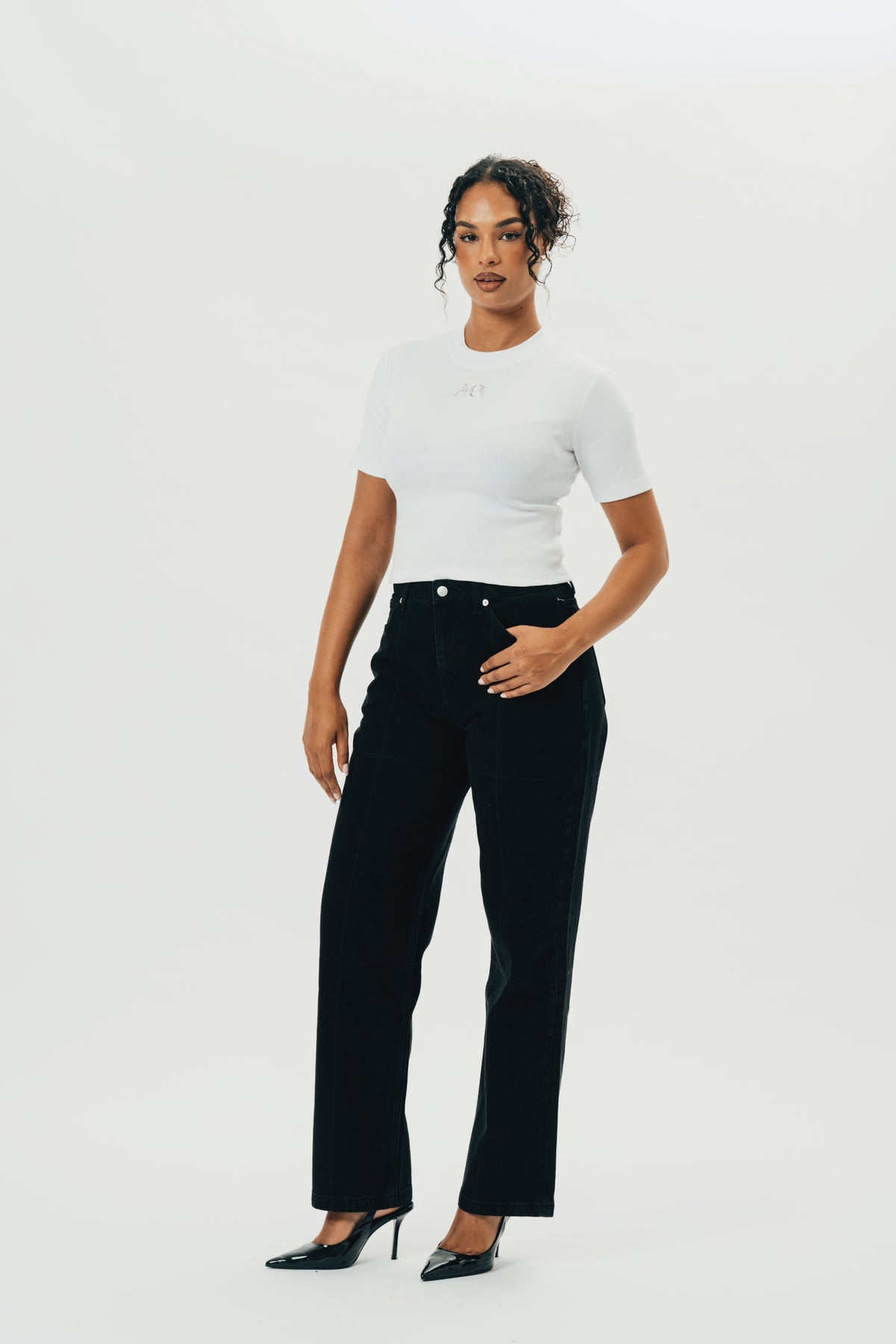 AG Statement Tee - White
