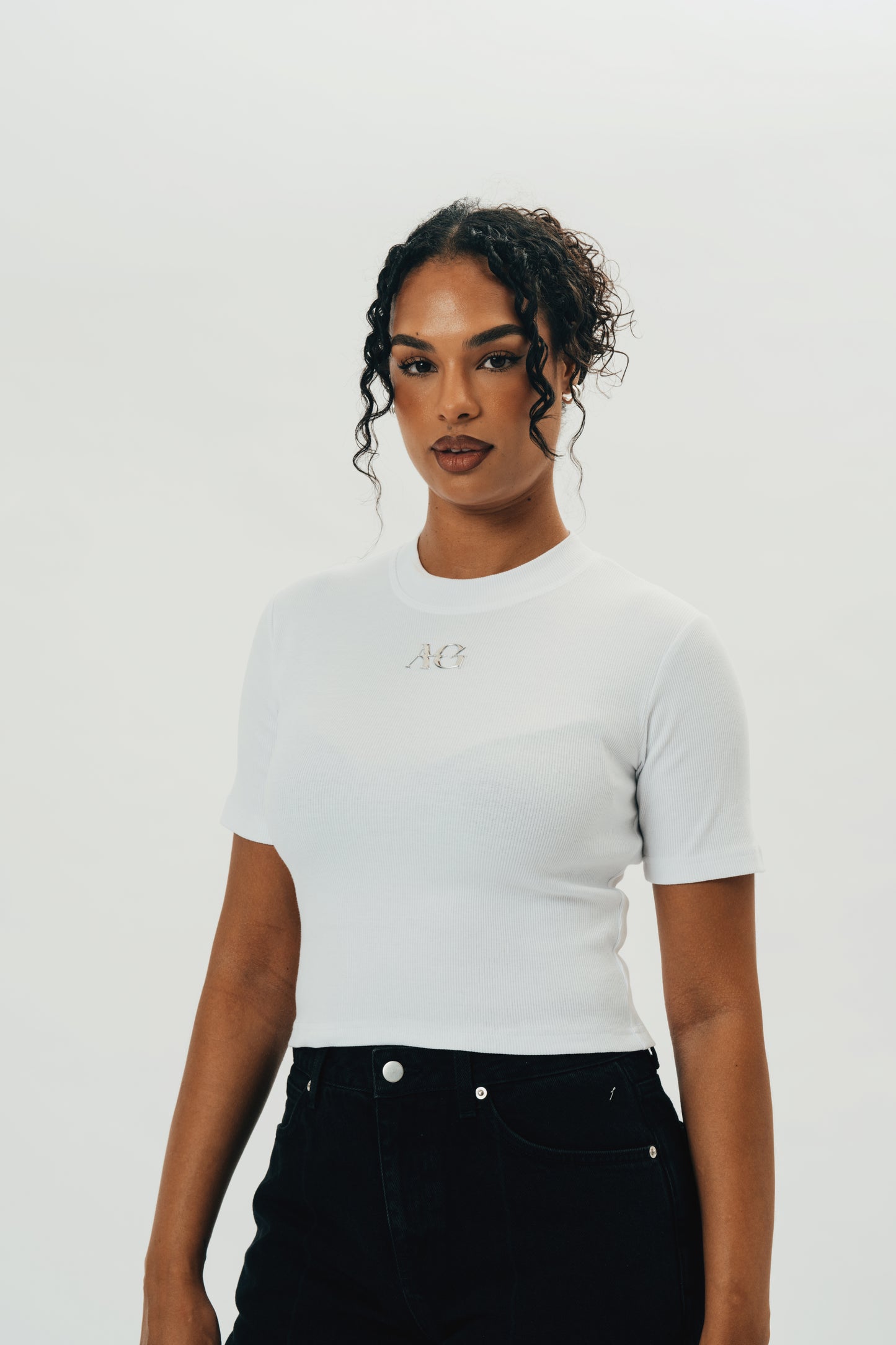 The AG Statement Tee - White