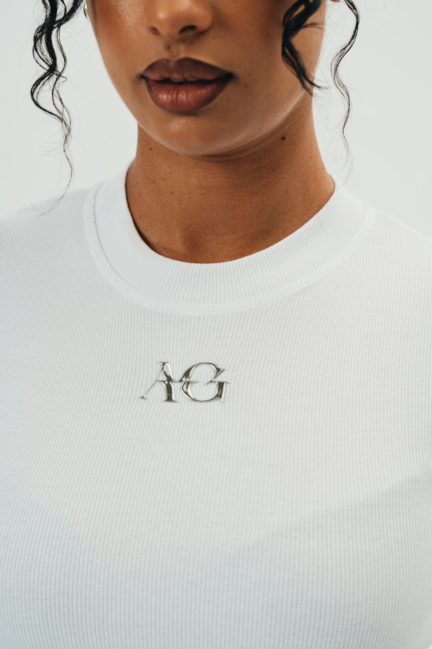 The AG Statement Tee - White