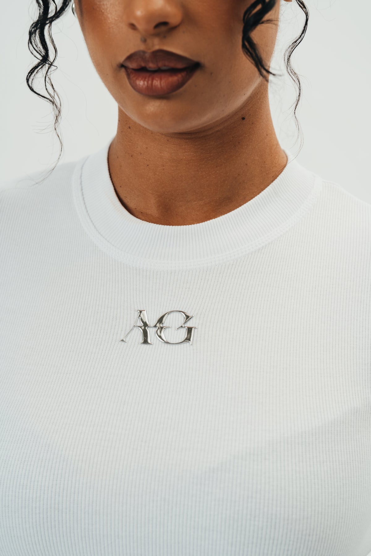 AG Statement Tee - White
